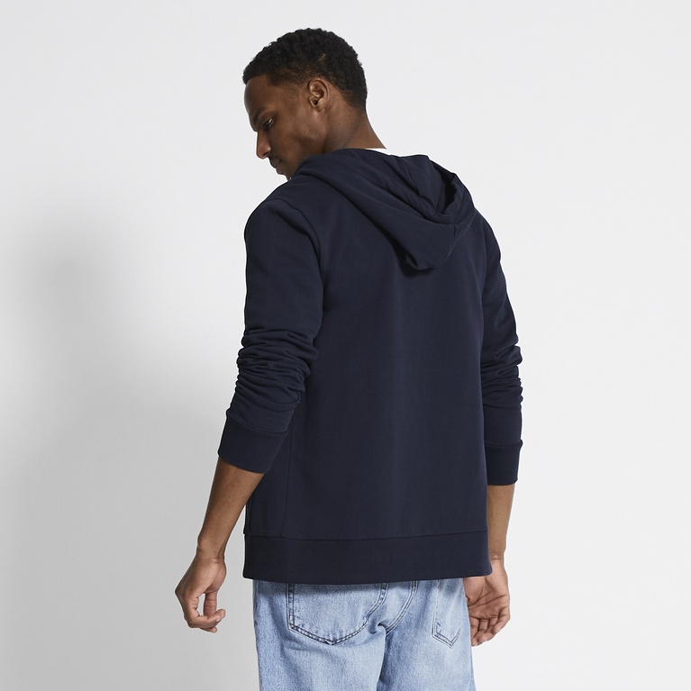 Basic zip hoodie "Rocky" Navy 5
